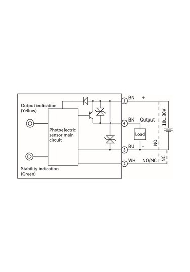 Lanbao Psst-pm3dpbr ,m18/3mt Pnp-no/nc 4-kablo Reflektör Fotosel