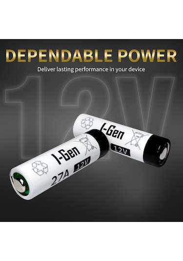 I-Gen 27A Pil 5'li Paket 12V MN27 (27A / A27 / L828)