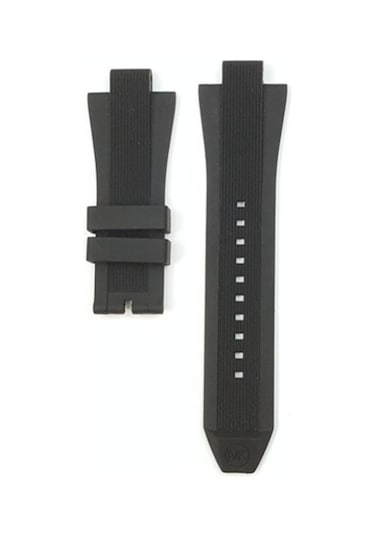 Mıchael Kors Mk-8184 Uyumlu Silikon Saat Kordonu Kayışı Siyah