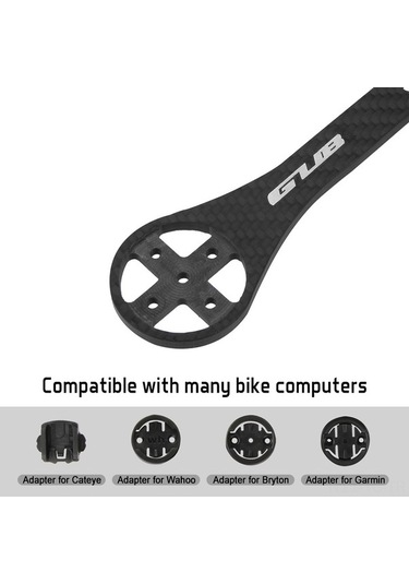 Tongxida Gub 695 Karbon Fiber Bisiklet Bilgisayar Tutucu, 17g Hafif, Çok Renkli Bryton/wahoo/cateye/spor Kamera Uyumlu/ Çok Renkli