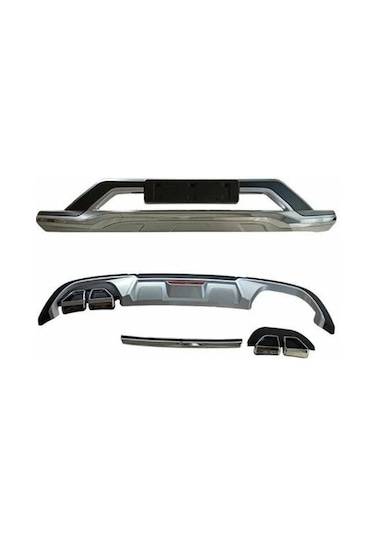 Hyundai Tucson Ön Arka Tampon Koruması Difüzör 2018-2021