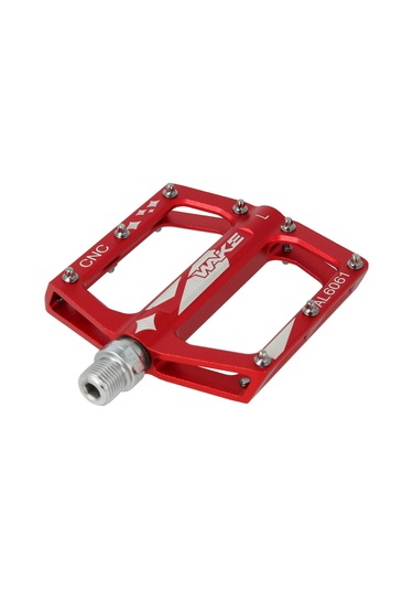 Reedark Wake Bisiklet Pedalları Pd-02 Kırmızı: 6061 Alüminyum, 2 Du Rolman, Kaymazsız Tırnaklı, Hafif Ve Dayanıklı Platform