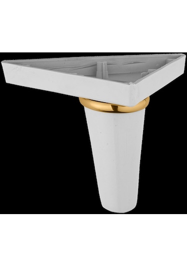 Mobilya Koltuk Ayağı Baza Çekyat Chester Oturma Grubu Ayağı Beyaz 12 Cm 1 Adet