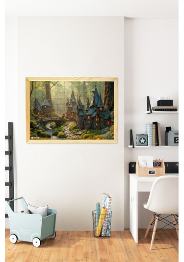 Ahşap Çerçeveli Puzzle - Tablo Hthp - 015 23 X 32 120 Parça