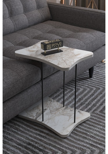 Yan Sehpa Tekerlekli Servis Sehpası Hnd Efes