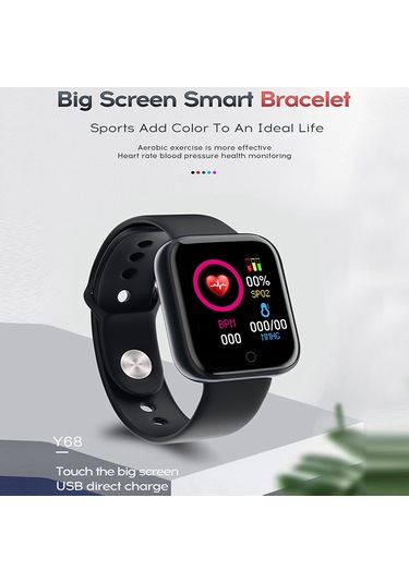 Yunboo akıllı Spor Saat 1.3" Ekran Ip67 Su Geçirmez