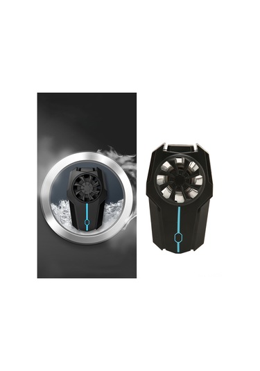 Yaozixa F15 Pil Tipi Cep Telefonu Soğutucu - 500mah Dahili Batarya, Üç Seviye Rüzgar, Süper Sessiz, Evrensel Uyumlu