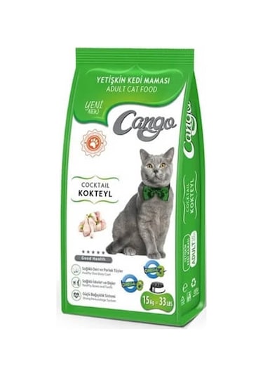 Cango Kokteyl Yetişkin Kedi Maması 15 KG