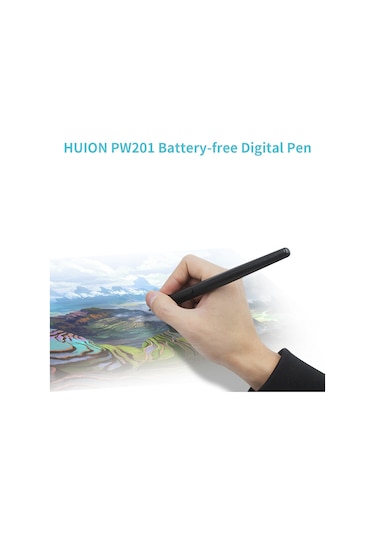 Yaozixa Huion Pw201 Emr Pasif Dijital Kalem - İki Programlanabilir Tuşlu - H430p Dijital Tablosu İçin Uyumlu