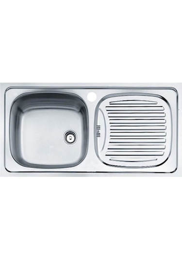 Teka Ebm 45 Sağ Damlalıklı Paslanmaz Çelik Eviye