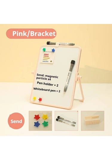 Elmpaly Pembe 8.27x11.02 İnç Çift Taraflı Manyetik Yazı Tahtası Ayaklı