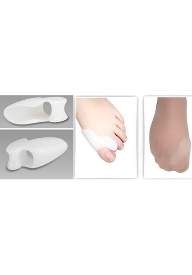 Ayak Bunyon Başparmak Kemik Koruyucu Makaralı Yastık 2'li Set