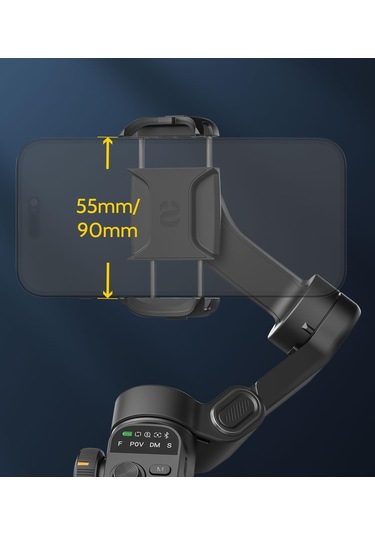 Akıllı Telefon Gimbal Stabilizer - 3 Eksen Video Sabitleyici - Vlog Kamera Stabilizer-tripod