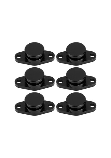 Lemestar M57/m57d25 Motorlu Bmw İçin 6x22mm Alüminyum + Kauçuk Motor Giriş Valfi Tamiri Flap Seti Siyah