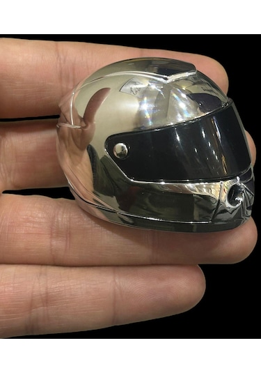 Gümüş Mini Kask Gazlı Çakmak 709728