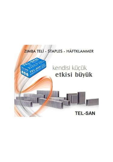 Telsan Zımba Teli Havalı Tabanca Çakma Teli 80/10