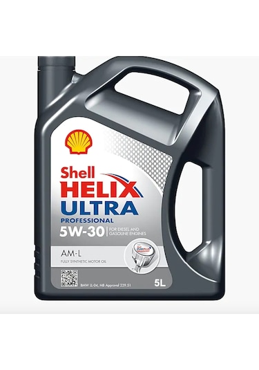 Shell Helix Pro 5W-30 Am-L Tam Sentetik Motor Yağı 5 L