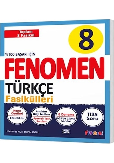 Fenomen 8. Sınıf Türkçe Fasikülleri 8 Fasikül