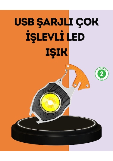 Led - 896 - Işıklı Acil Durum Düdüklü - Glblseme - Anahtarlık Fener Büyük