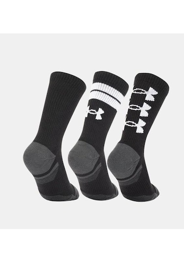 Under Armour Performance Tech Nov 3pk Crew Mid Çorap-31779 Siyah