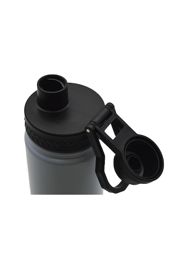 Noki Vidalı Kapak Taşıma Kulplu Çelik Matara 540 Ml T-0126 Gri