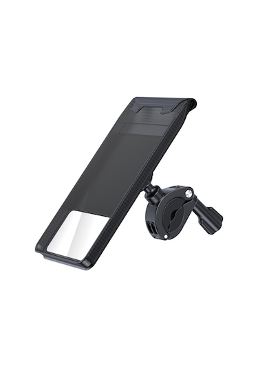 Bisiklet Tutucu Su Geçirmez Kese Çanta Bisiklet Motosiklet Gidon Ayna Telefon Standı Montajı, Boyut: Xl Çok Renkli