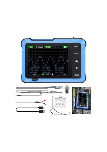 Fnırsı Dso510 2in1 Mini El Tipi Dijital Osiloskop Sinyal Jeneratörü
