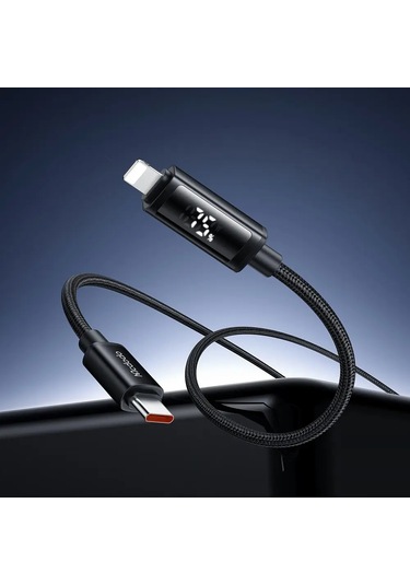 Mcdodo Ca-7990 36w Typec İphone Data Şarj Kablosu 1.2m - Siyah