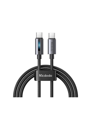 Mcdodo CA-5740 100 W Type-C To Type-C Hızlı Şarj Kablosu 1.2 M Siyah