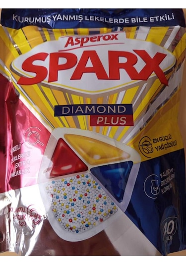 Asperox Sparx Dıamond Plus Bulaşık Makinesi Kapsülü 40lı