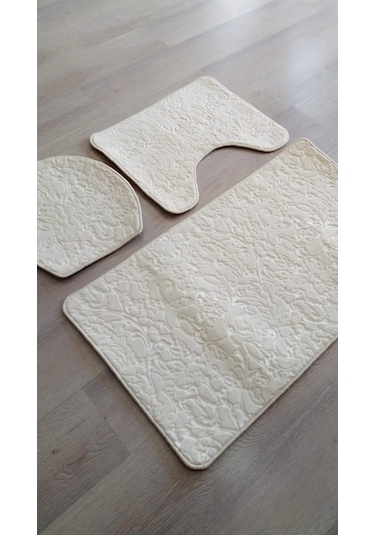 Sarar Halı 3'Lü Kaymaz Taban Klozet Takımı