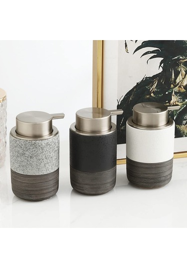 Öpü Dispenseri - El Pompası Dispenseri Zarif Beyaz Harajuku Şeffaf