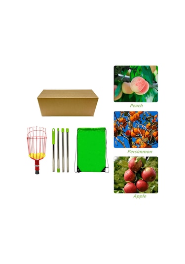 Suntek Meyve Seçici Kafa Sepeti Toplama Bahçe Armut 1.6-metre