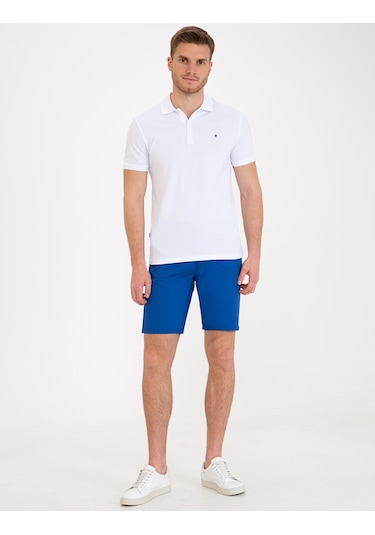 Pierre Cardin Erkek Saks Şort / Bermuda 50233249-vr045 Saks