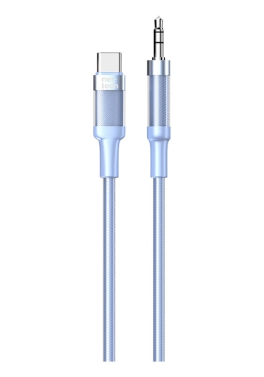 Nettech Nt-ac07 Plastik 100 Cm Type-c To Aux Kablosu Mavi
