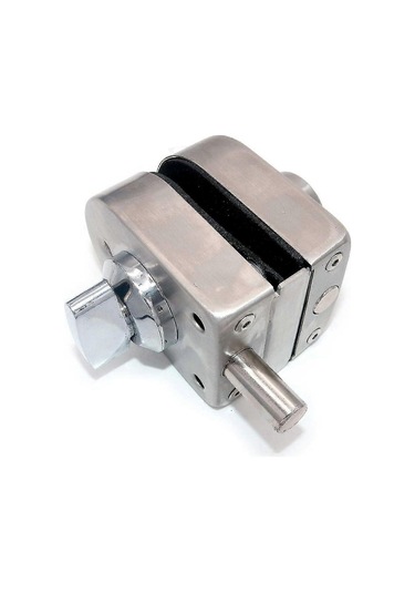 Yeni Cam Kapı Kilidi, Güvenlik Kilidi, 2 Anahtarlı 304 Paslanmaz