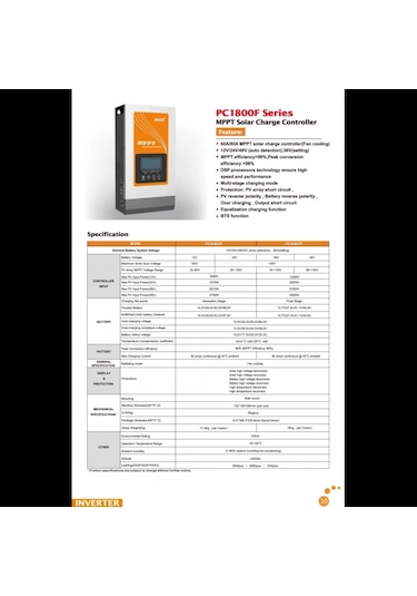 Lexron 80a Mppt Solar Şarj Kontrol Cihazı