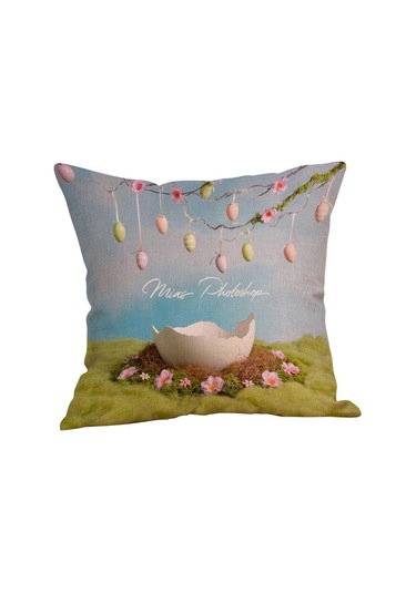 Paskalya Günü Yastık Kılıfı Kanepe Kılıfı Minder Kılıfı Özel 0009 Diğer