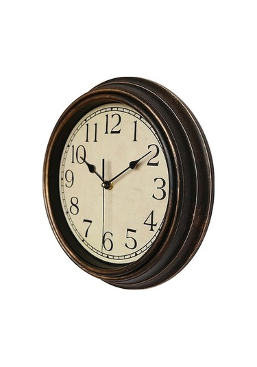 Trendooze Tasarım, Tarzı Şık Saati Retro Renkli Renki Lüks Kahve Duvar Çok Cm Avrupa Altın Ahşap 30 - Pd Çok Renki