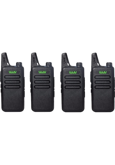 Wln Kd-c1 Pmr El Telsizi 4'lü Full Set + Kulaklık