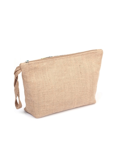 Ju Yaratıcı Tasarım Hasır Kadın Portföy & Clutch Üçgen Çanta