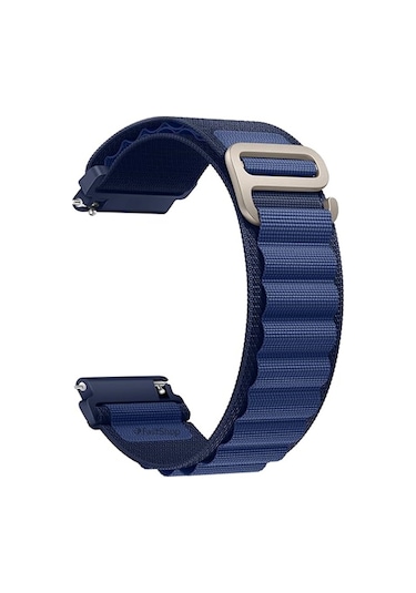 Samsung Uyumlu Galaxy Watch 6 4 5 7 Fe 40 42 44 46mm Alpine Loop Kumaş Kancalı Kordon