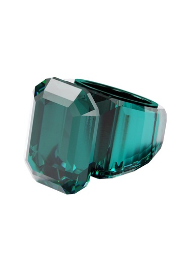 5600236 Swarovski Yüzük Lucent:Ring Emer/Oth 55