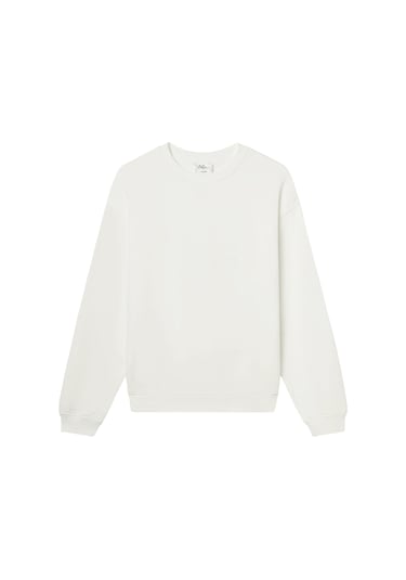 Frame Unisex Tonal Logo Crewneck - Krem Cream