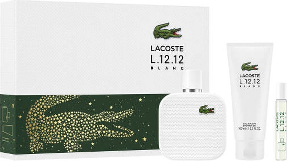 Lacoste L.12.12 Blanc Edt 100 Ml + Shower Gel 100 Ml + Edt 7,5 Ml 3386460159098 Diğer