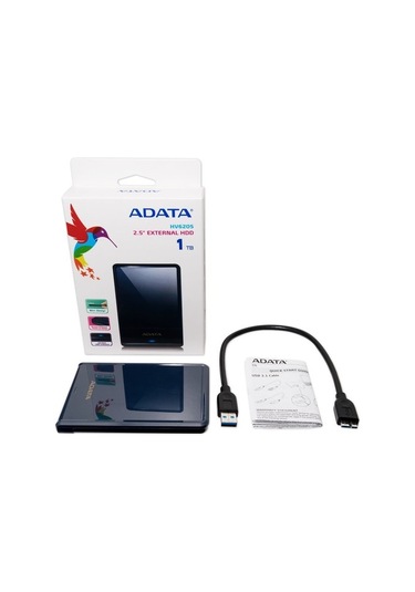 Adata AHV620S-1TU3-CBL 2 TB 2.5'' USB 3.1 Taşınabilir Disk