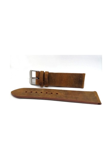 Fosil Uyumlu Hakiki Grizi Deri Saat Kordonu 20 Mm
