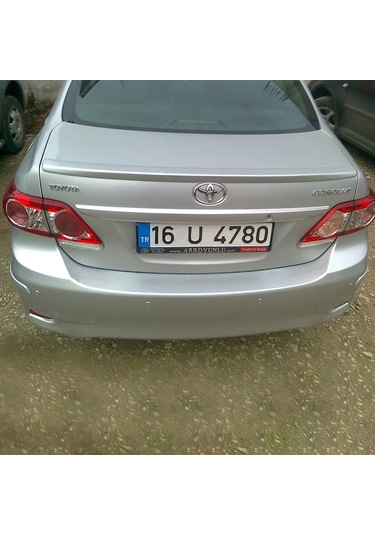Toyota Corolla Uyumlu Anatomik Spoiler 2007-2012 Arası Aracınızın Rengi