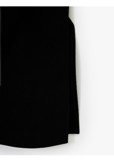 Koton Uzun Kollu Cepli Kemerli Uzun Kaşe Kaban Siyah 6wak00268ew Siyah Koton Uzun Kollu Cepli Kemerli Uzun Kaşe Kaban Siyah 6wak00268ew Siyah