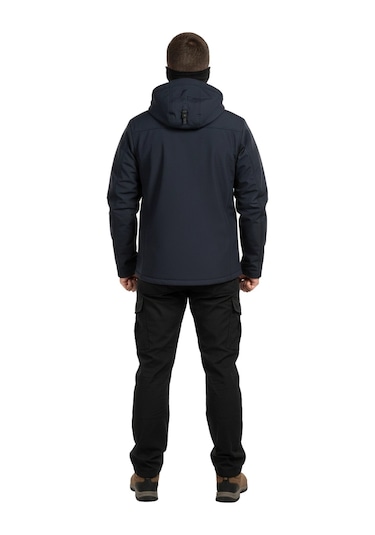 Mysia Outdoor Lacivert Soft Shell Mont İçi Polarlı Lacivert